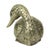 Silver Silver-Plated Brass Duck Sculpture in the style of Mauro Manetti, 1970s For Sale - Image 8 of 11