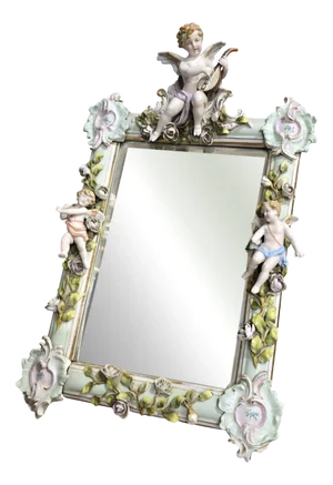 Table Mirror, Dresden, Germany, 1880s