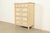 French John Widdicomb Style French Regency Louis XVI Cream Lacquered Highboy Dresser, Circa 1960s For Sale - Image 3 of 18