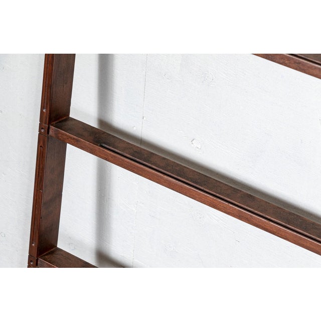 Vintage Wooden Wall Mounted Plate Racks—A Pair For Sale - Image 9 of 9