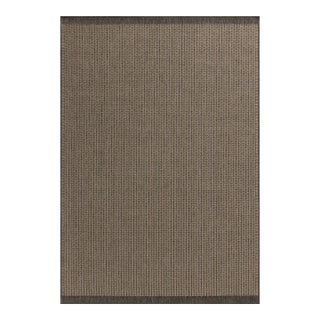 Chris Loves Julia x Loloi Providence Wheat / Charcoal 18" x 18" Sample Rug For Sale