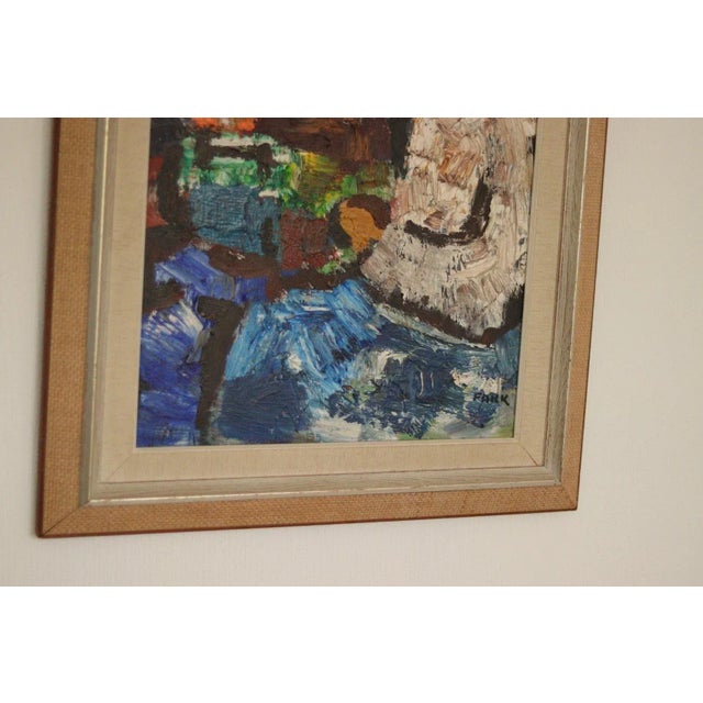 Gösta Falck, Woman, 1960s, Oil on Canvas, Framed For Sale - Image 5 of 11