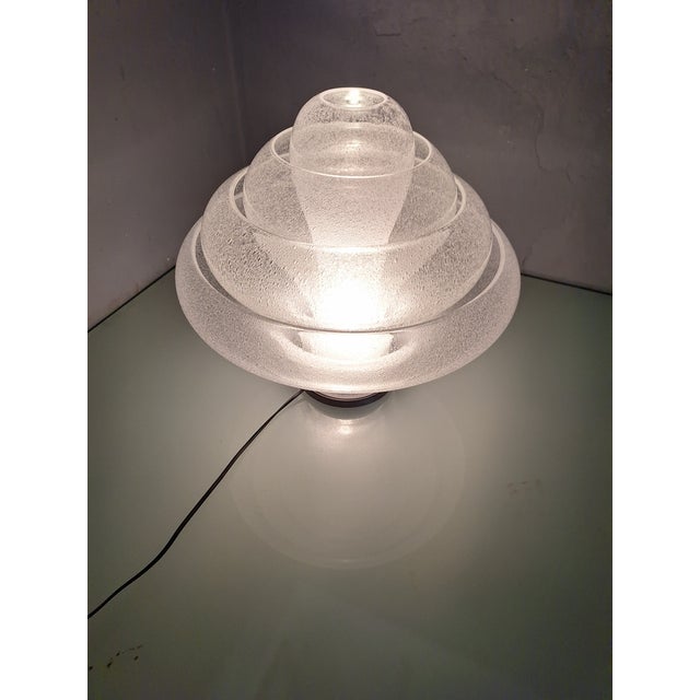 Lotus Pullegous Table Lamp in Murano Glass by V. Nason for Mazzega, 1980s For Sale - Image 11 of 18
