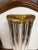 Art Deco Thick Tubular Glass and Solid Brass Wall Sconce For Sale - Image 3 of 12