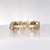Zig Zag Yellow Gold Natural Diamond & Emerald Ring For Sale - Image 10 of 14
