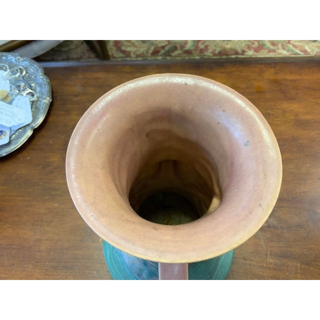 Early 20th Century Early 20th Century Roseville Pottery Water Lily Vase For Sale - Image 5 of 10