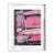 Chromatic Passage. I Framed Abstract Shades of Pink and Black Painting For Sale