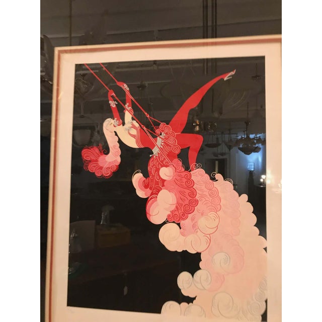 Erte ‘French, 1892-1990’ the Trapeze For Sale - Image 4 of 9
