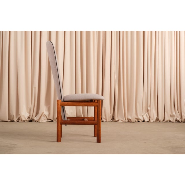 Vintage Set of 6 Skovby Møbelfabrik High Back Teak Dining Chairs, 1960s For Sale - Image 13 of 17
