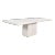 Monumental Italian Travertine Dining Table by Stone International, 1970s For Sale