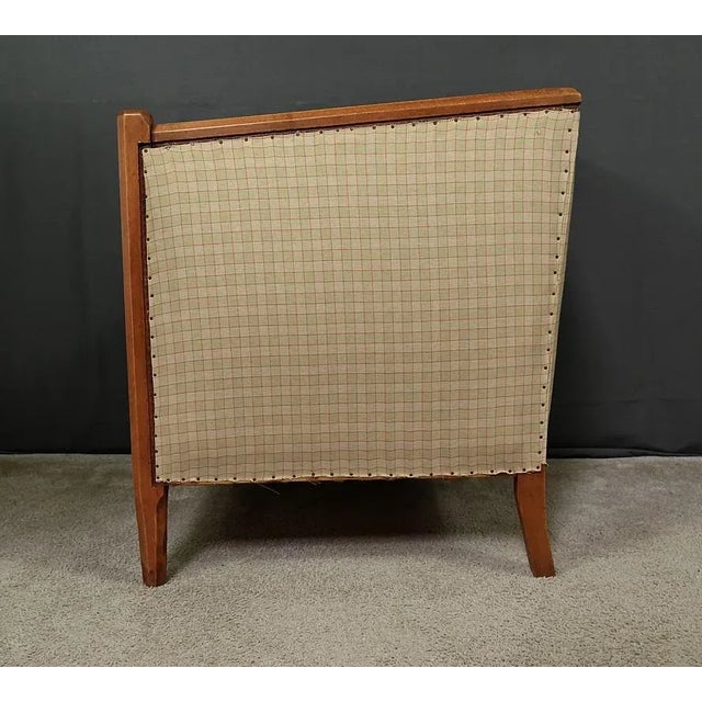 Art Deco Beech Armchair, 1930s For Sale - Image 10 of 15