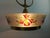 Adjustable Chandelier with Hand Painted Glass Shade from Vienna, 1920s For Sale - Image 3 of 7