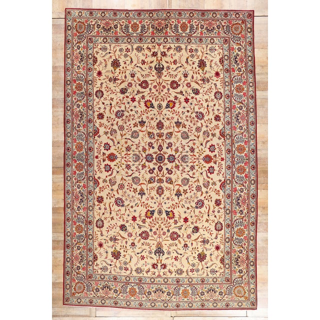 Late 19th Century Persian Kashan Rug, 10'03 X 16'02 For Sale - Image 10 of 10