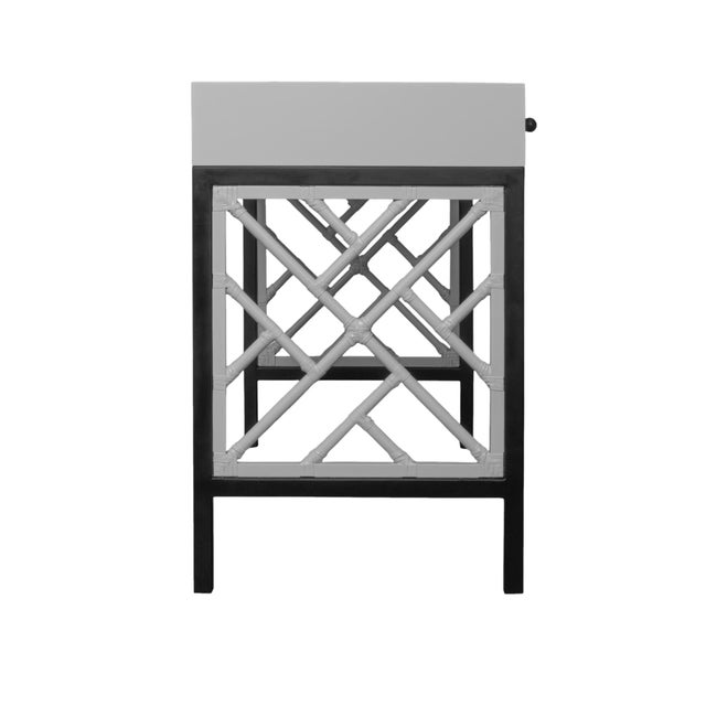 Not Yet Made - Made To Order Chippendale Writing Desk - Light Gray For Sale - Image 5 of 9