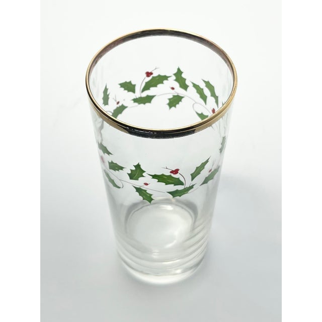 2010s Lenox “Holiday” Set of 12 Tumbler Highball Glasses For Sale - Image 5 of 5