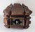 Wood 19th Century American Folk Art Tramp Art Casket Box With 1891 Date For Sale - Image 7 of 13