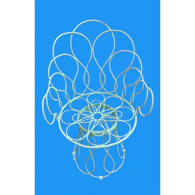 Metal Vintage Garden Chairs From the Netherlands, Circa 1950s - Set of 4 For Sale - Image 7 of 10