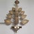 Maison Baguès Beaded and Stained Glass Foliate Motif Chandelier by Marcelo Bessa For Sale - Image 4 of 13