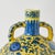 Yellow-Ground Blue and White Moon Flask with Lotus Design For Sale - Image 4 of 6