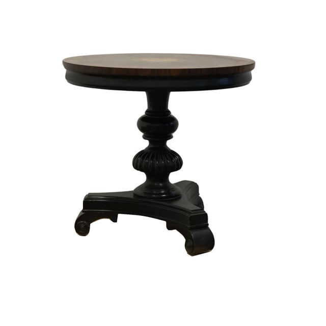 Thomasville Furniture Ernest Hemingway the Fifth Column Contemporary Traditional 28" Round Accent Table 46239-231-1 For Sale In Kansas City - Image 6 of 8