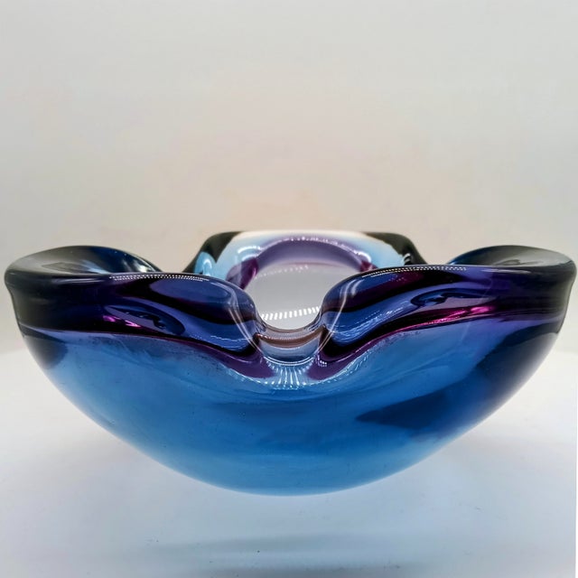 Large Vintage Ashtray in Murano Glass by Flavio Poli for Seguso, 1960s For Sale - Image 6 of 11