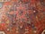 Antique Persian Heriz Karajah Rug, Hand-Knotted Wool, Geometric Medallion Pattern, Brick-Red & Navy, 9x12 For Sale - Image 17 of 17