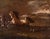 Neapolitan School Artist, Landscapes with Equestrian Scenes, Oil Painting on Canvases, Set of 2 For Sale - Image 6 of 9
