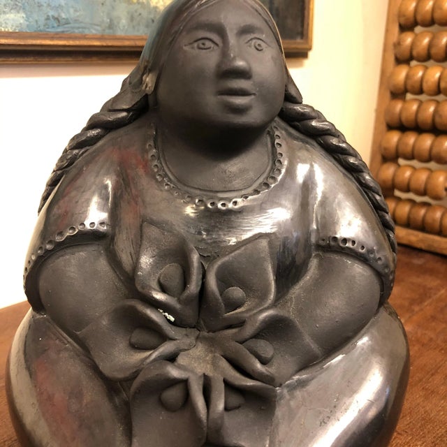 Mid-Century Modern Vintage Mid Century Modern Handmade Statue, Mexico For Sale - Image 3 of 7