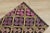 1960s Tribal Ikat Geometric Black Hand Knotted Kilim Rug For Sale - Image 10 of 13