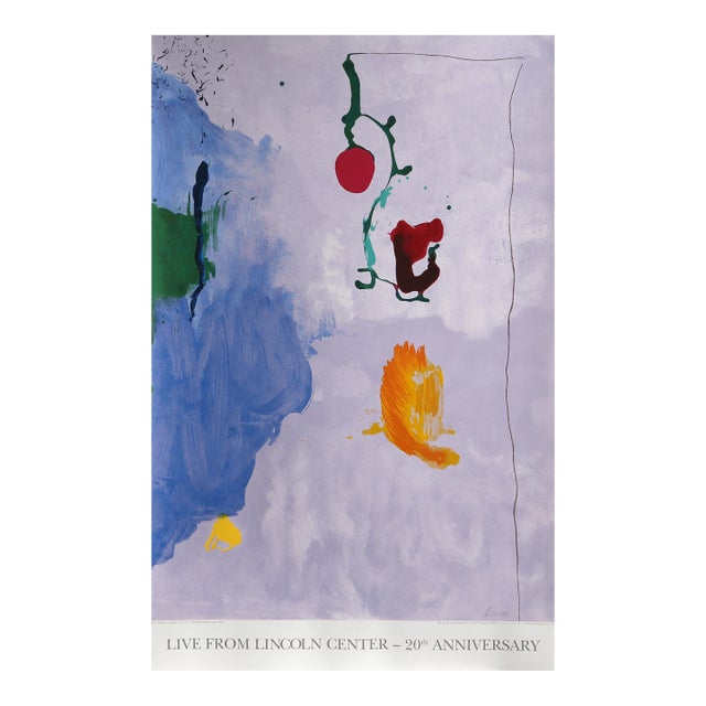 Live From Lincoln Center, 20th Year, 1995 Lithograph Poster by Helen Frankenthaler For Sale