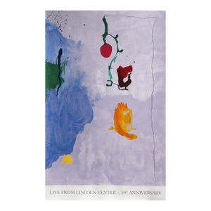 Live From Lincoln Center, 20th Year, 1995 Lithograph Poster by Helen Frankenthaler