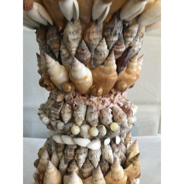2020 Handmade Shell Vase For Sale - Image 4 of 9