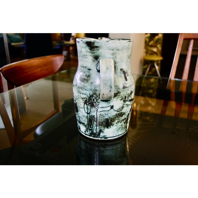 Large Vintage French Pitcher by Jacques Blin, 1950 For Sale - Image 9 of 11