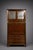 A louis xvi period parisian guillotine-style secretary desk in mahogany and gilt brass, resting on tapered legs ending in...