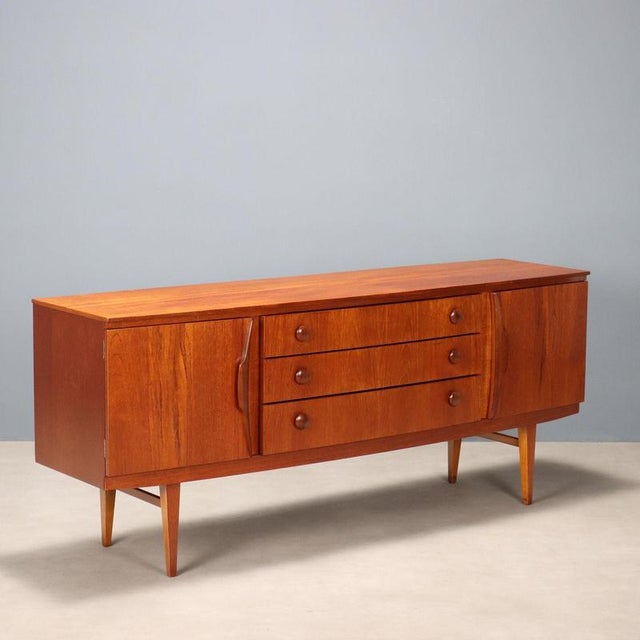 Vintage Sideboard in Teak Veneer, 1960s For Sale - Image 11 of 11