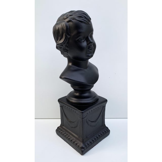 1970s Vintage Ceramic Head Bust of a Boy Sculpture Chairish