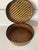 American Antique Woven Straw Box Geometric Dedign For Sale - Image 4 of 6