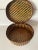 American Folk Art Antique Woven Straw Box Geometric Dedign For Sale - Image 4 of 6