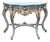 Ornately Carved Hand Painted Parcel Gilt Console / Hall Table For Sale