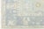 Blue 8x10 Modern Oushak Style Hand-Knotted Wool Area Rug – Pastel Sage & Slate Blue For Sale - Image 8 of 10