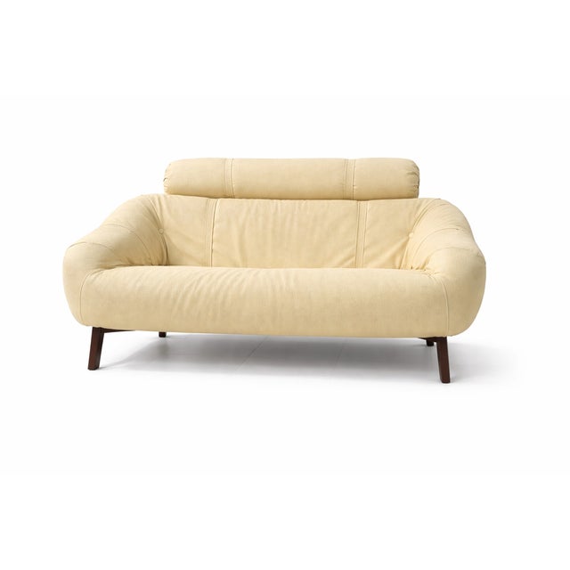 Vintage Brazilian Sofa in Leather, 1960s For Sale - Image 6 of 6