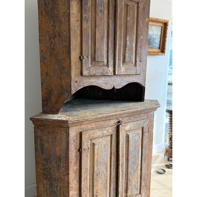 Wood 18th Century Swedish Cupboard, c.1780 For Sale - Image 7 of 11