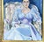 Signed Steve LeBailly Original Tempera Master Study After Sargent's Lady Agnew Framed For Sale - Image 4 of 10