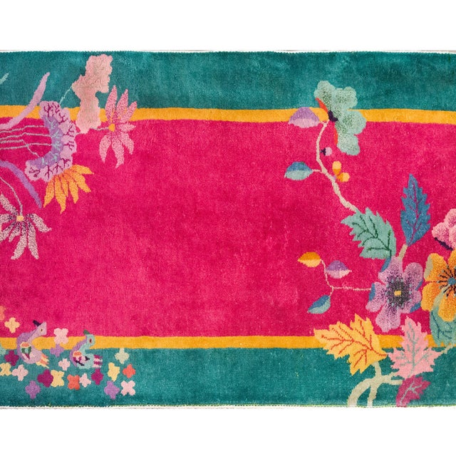 1920s Early 20th Century Chinese Art Deco Rug For Sale - Image 5 of 15