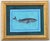 Whale Coastal Nautical Minimalism Folk Art Blue Gray Original Oil Paintings Set/4 by Cleo Plowden For Sale - Image 6 of 6