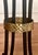 20th Century Iron and Brass Gueridon With Black Granite Top For Sale - Image 10 of 12
