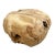 Contemporary Raw Teak Root Ball Stool For Sale - Image 3 of 5