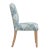 Transitional Chelsea Dining Chair in Blue Loiret For Sale - Image 3 of 8