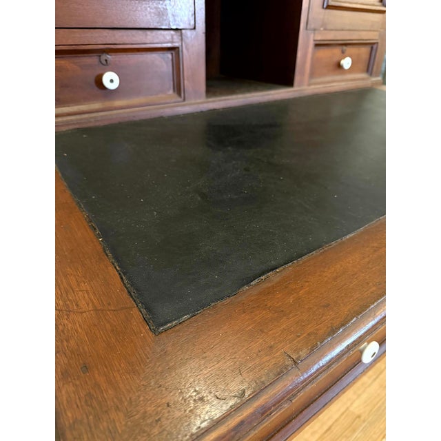 1860s Federal Walnut Postmaster's Desk For Sale - Image 10 of 16