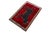 This hand-knotted Gabbeh nomad rug, measuring 104 x 67 cm, features a powerful tiger motif on a vibrant red background – a...